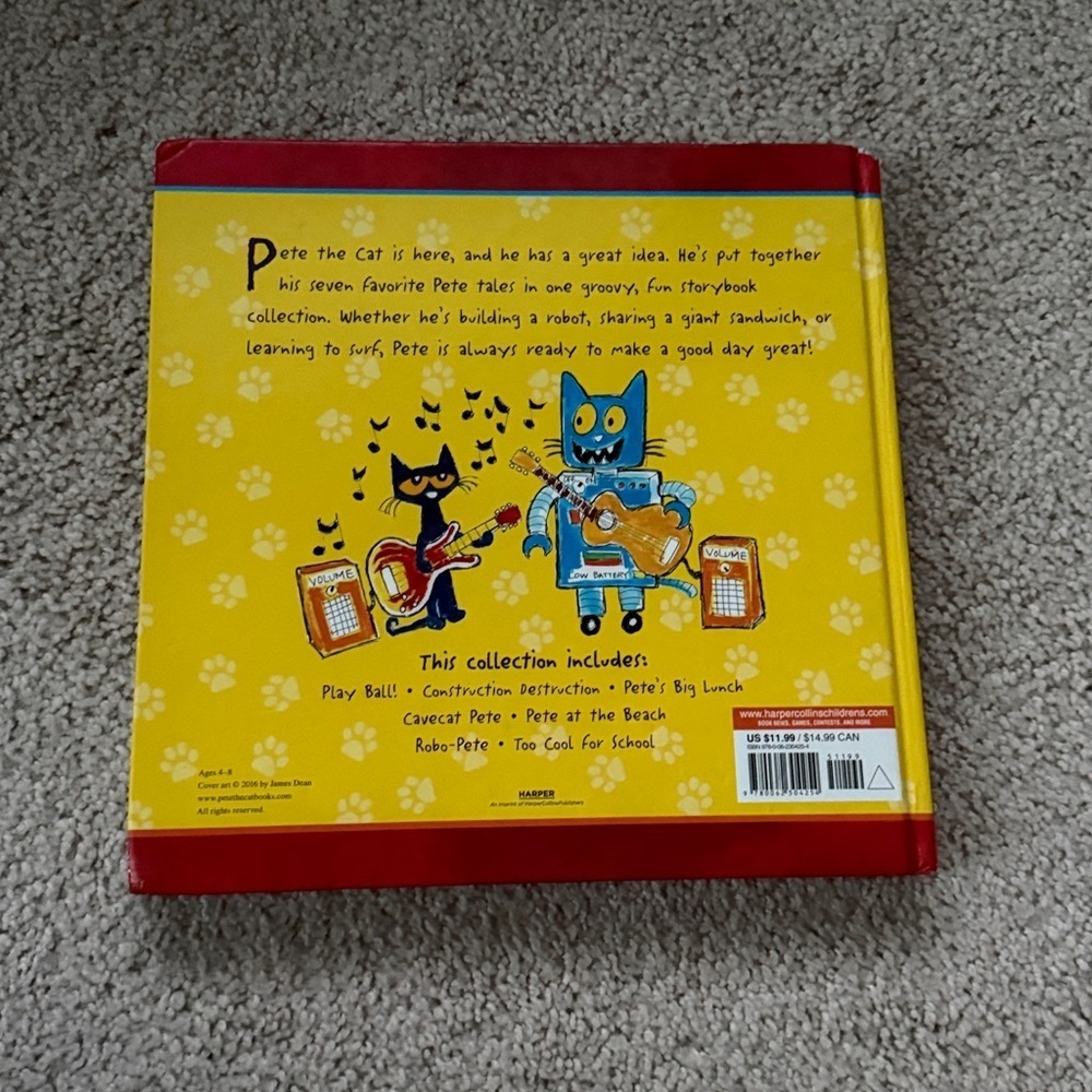 Pete the Cat Children's Book Storybook Collection: 7 Groovy Stories! Hardcover - Picture 9 of 12